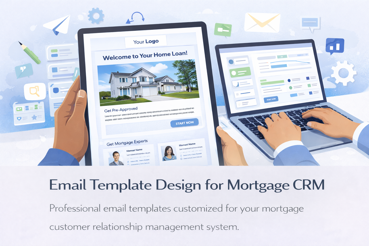 Email Template Design for Mortgage CRM